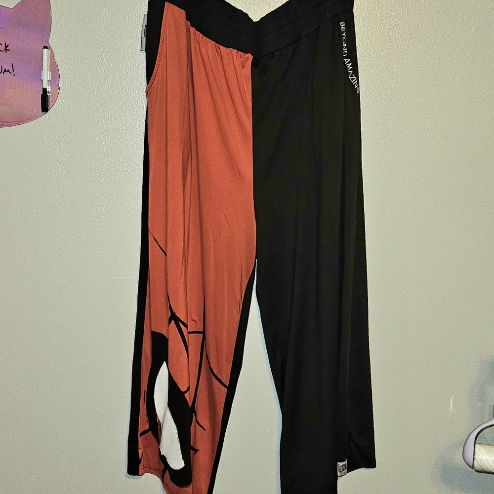 Spider-Man Red Black Split Wide Leg Pants Plus Size 1X Marvel 60th Anniversary